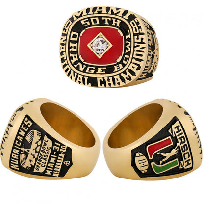 Miami College Championship Ring Set (5 Rings) – 1983/ 1987/ 1989 /1991/ 2001