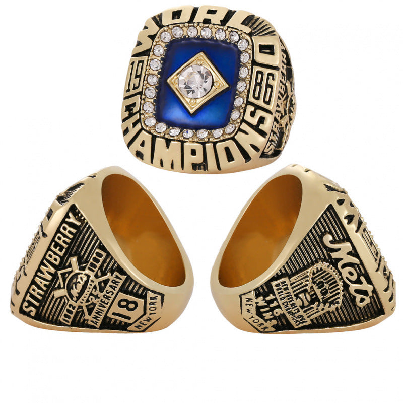1986 New York Baseball Championship Ring Replica – Fan Collectible