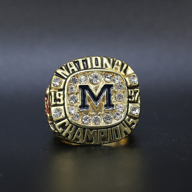 Michigan College Championship Ring Set 4-Pack – 1997, 2021, 2022, 2024