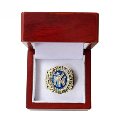 1998 New York Baseball Championship Ring Replica – Gold Alloy Fan Collectible Gift