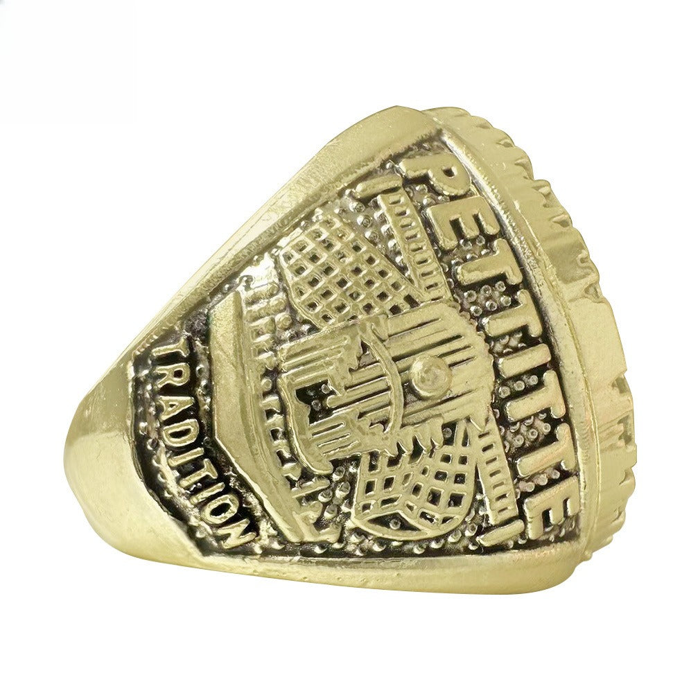 1998 New York Baseball Championship Ring Replica – Gold Alloy Fan Collectible Gift