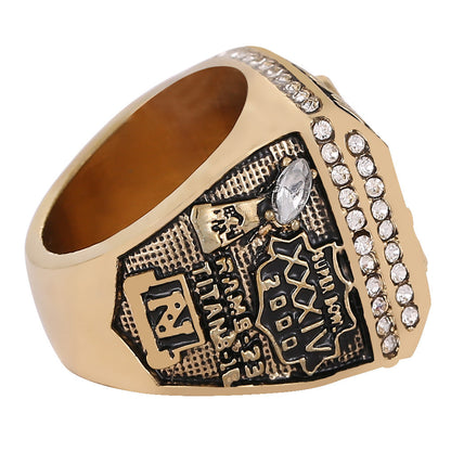 1999 St. Louis Football Championship XXXIV Ring – Rare Collectible Fan Memorabilia