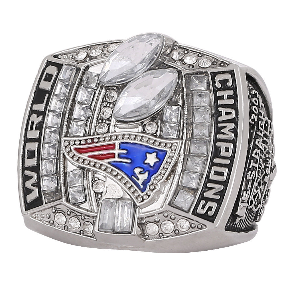 2003 New England Football Championship XXXVIII Ring - Rare Collectible Memorabilia for Die-Hard Fans