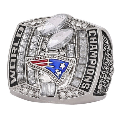 2003 New England Football Championship XXXVIII Ring - Rare Collectible Memorabilia for Die-Hard Fans
