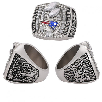 2003 New England Football Championship XXXVIII Ring - Rare Collectible Memorabilia for Die-Hard Fans