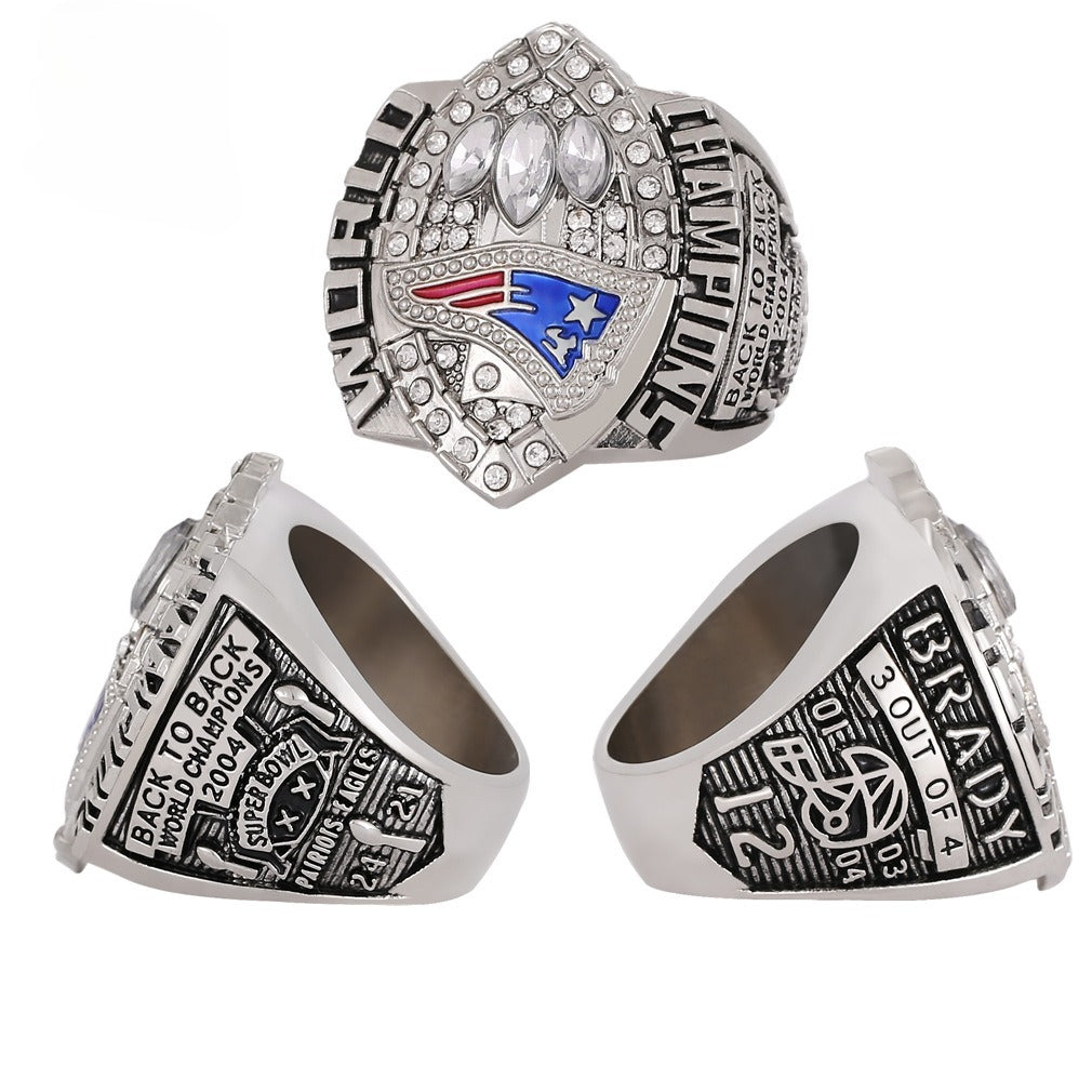 2004 New England Football Championship XXXIX Ring – Rare Collectible Fan Gift