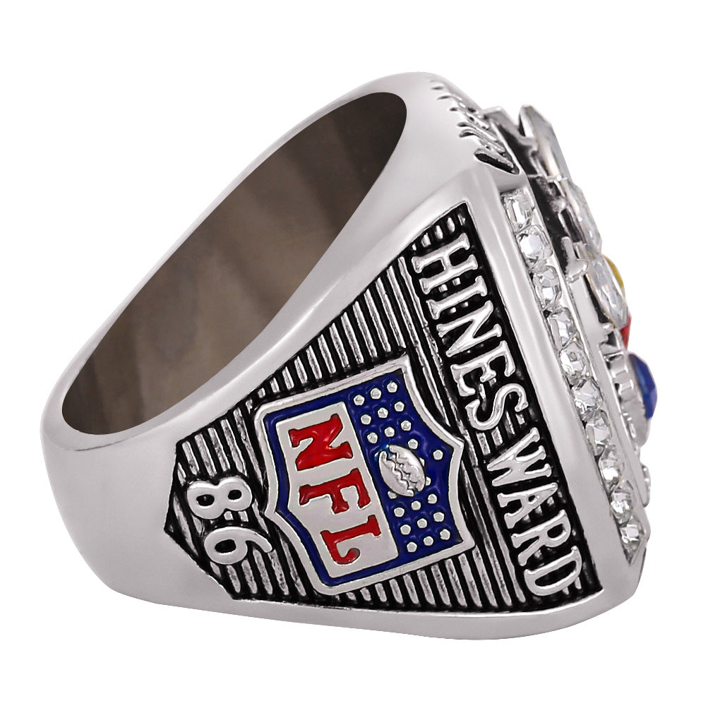2005 Pittsburgh Football Championship XL Ring - Limited Edition Collectible Ring for Fans