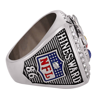 2005 Pittsburgh Football Championship XL Ring - Limited Edition Collectible Ring for Fans