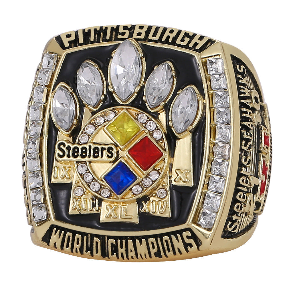 2005 Pittsburgh Football Championship XL Ring - Limited Edition Collectible Ring for Fans