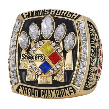 2005 Pittsburgh Football Championship XL Ring - Limited Edition Collectible Ring for Fans