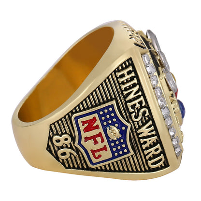 2005 Pittsburgh Football Championship XL Ring - Limited Edition Collectible Ring for Fans