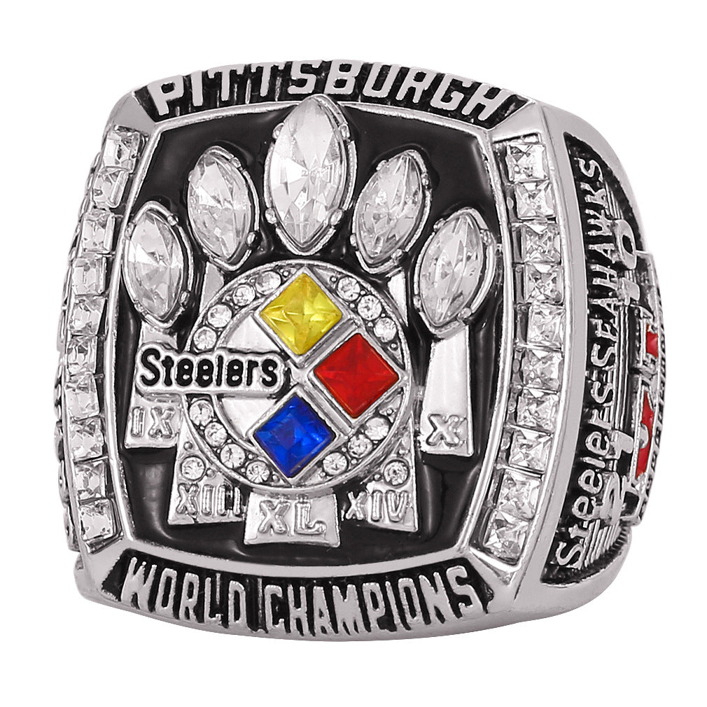 2005 Pittsburgh Football Championship XL Ring - Limited Edition Collectible Ring for Fans