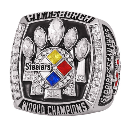 2005 Pittsburgh Football Championship XL Ring - Limited Edition Collectible Ring for Fans