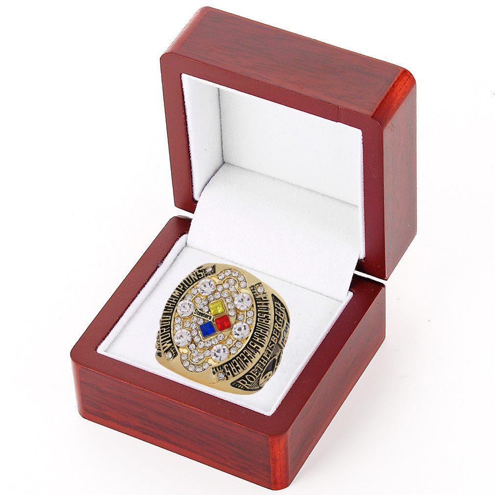 2008 Pittsburgh Football Championship XLIII Ring – Rare Collectible Fan Keepsake