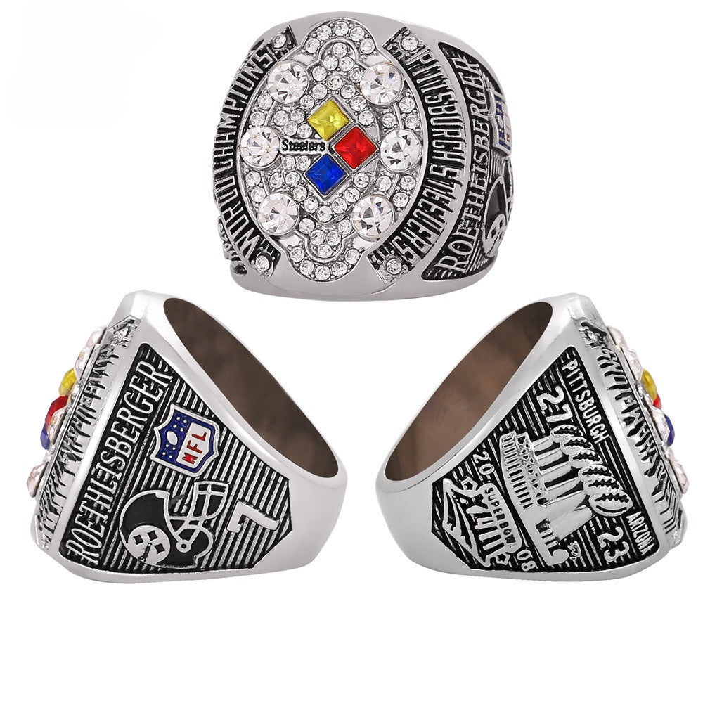 2008 Pittsburgh Football Championship XLIII Ring – Rare Collectible Fan Keepsake