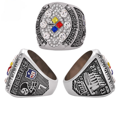 2008 Pittsburgh Football Championship XLIII Ring – Rare Collectible Fan Keepsake