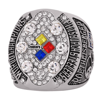 2008 Pittsburgh Football Championship XLIII Ring – Rare Collectible Fan Keepsake
