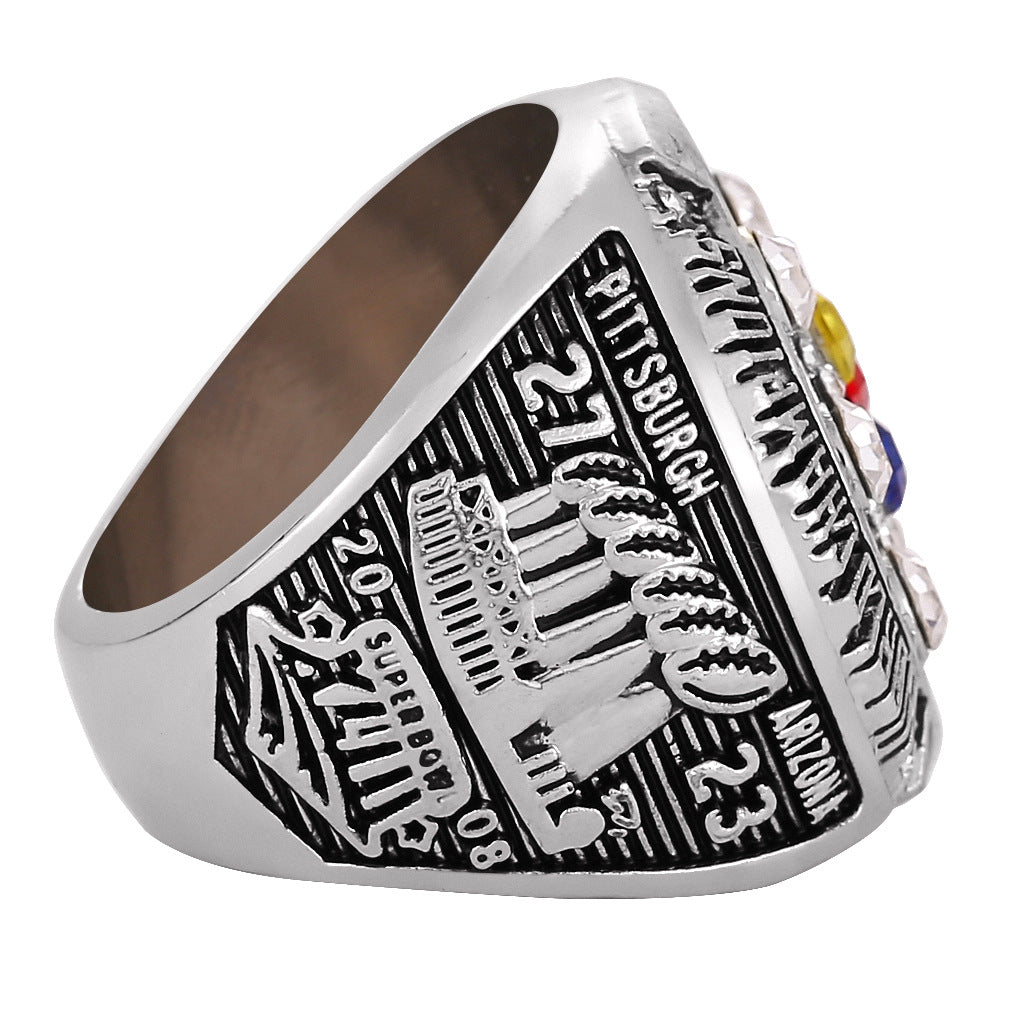 2008 Pittsburgh Football Championship XLIII Ring – Rare Collectible Fan Keepsake