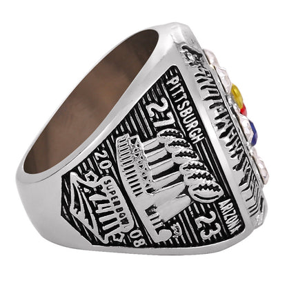 2008 Pittsburgh Football Championship XLIII Ring – Rare Collectible Fan Keepsake
