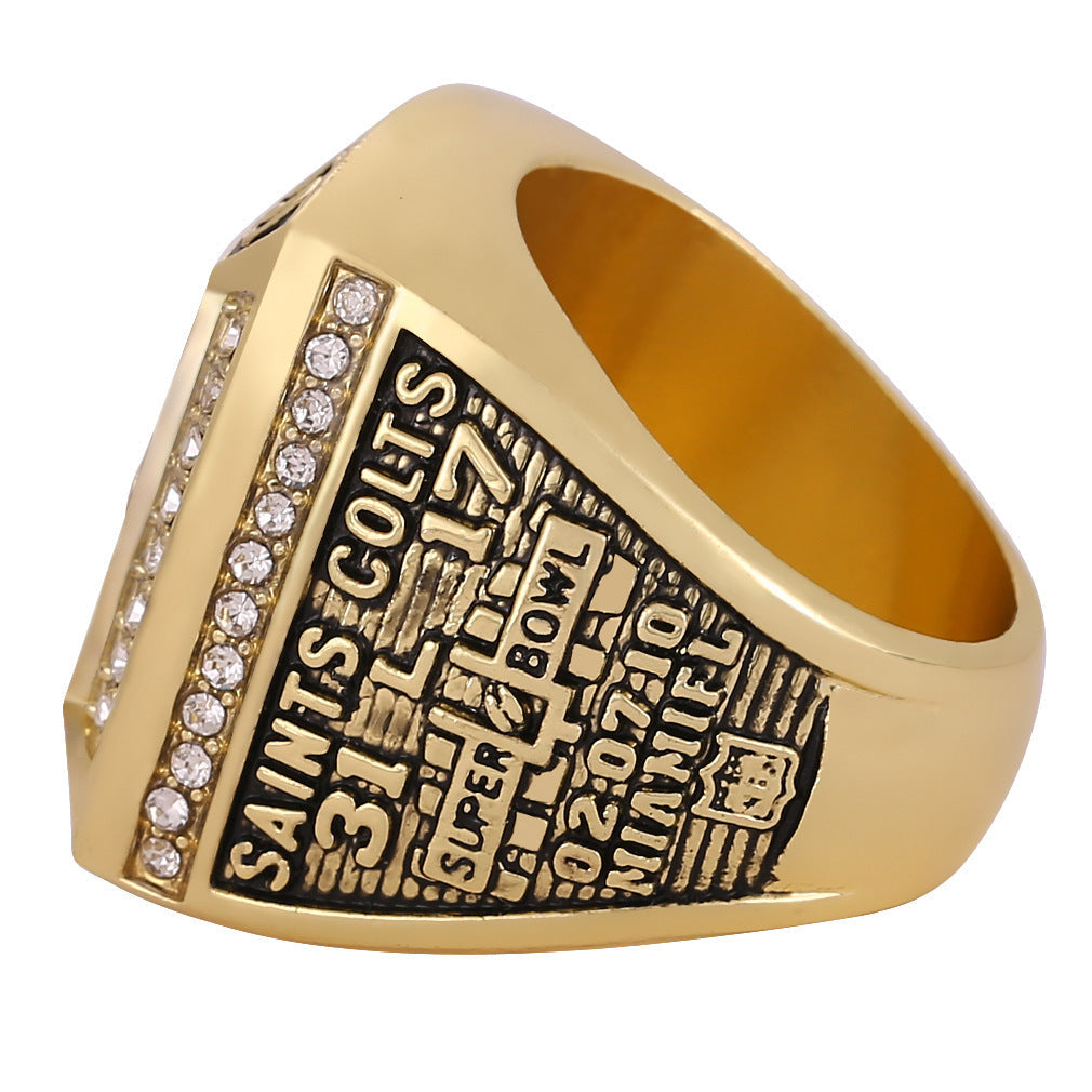 2009 New Orleans Football Championship XLIV Ring – Rare Collectors Memorabilia