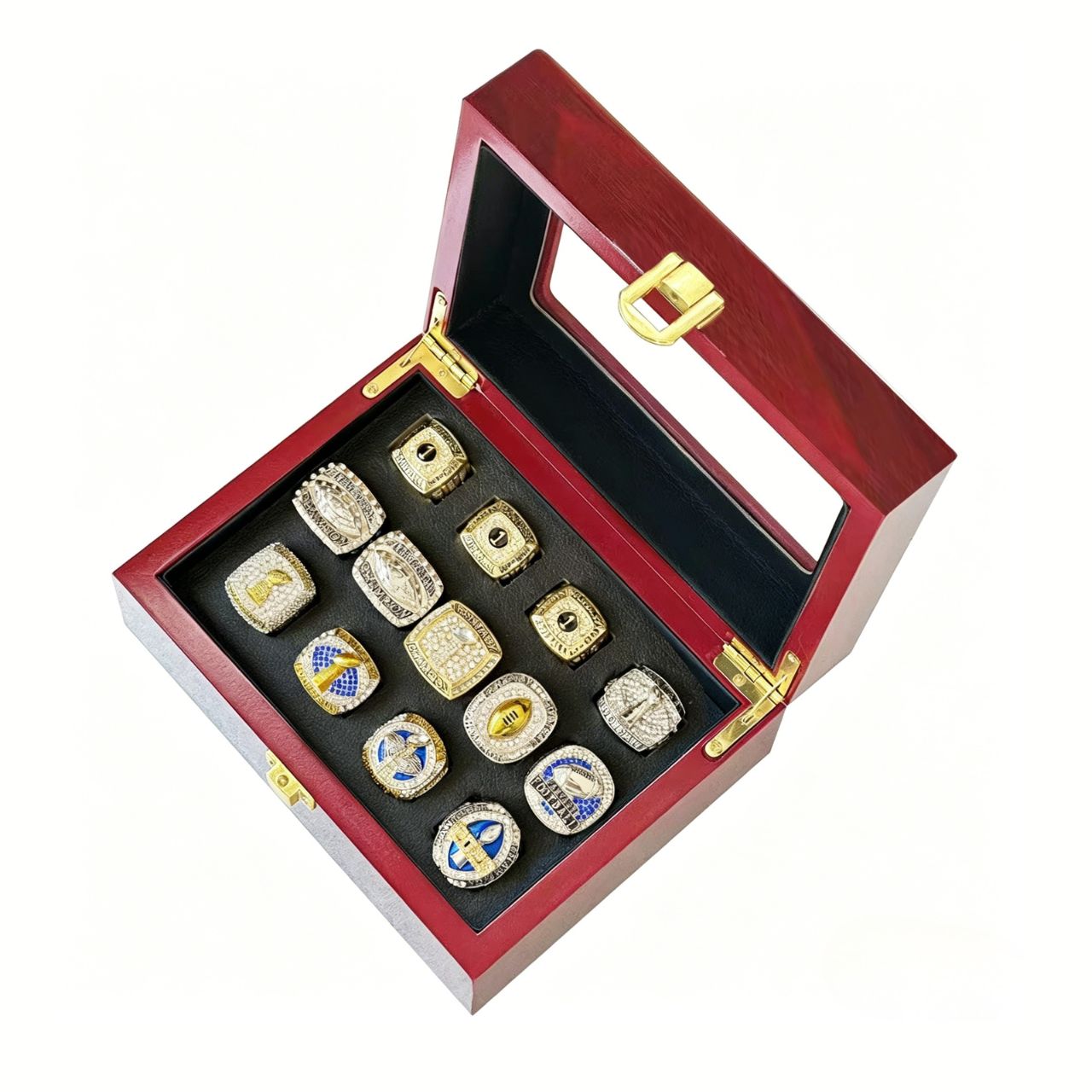 Fantasy Football Champion Ring Set (2011–2023) – Collector Ring Gift for Fans