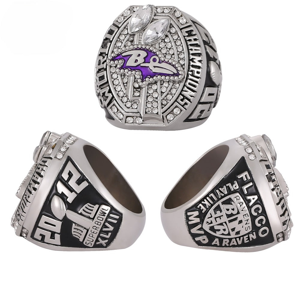 2012 Baltimore Football Championship XLVII Ring – Premium Collectible Fan Memorabilia