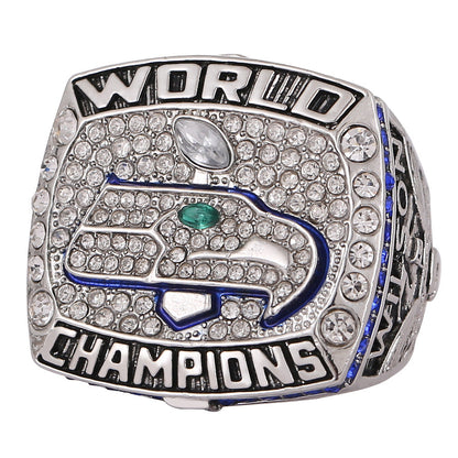 2013 Seattle Football Championship XLVIII Ring Replica - Perfect Fan Gift & Memorabilia