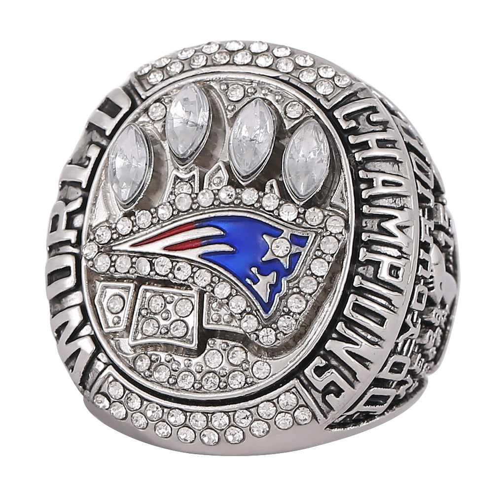2014 New England Football Championship XLIX Ring - Collectible Tom Brady Replica for Fan