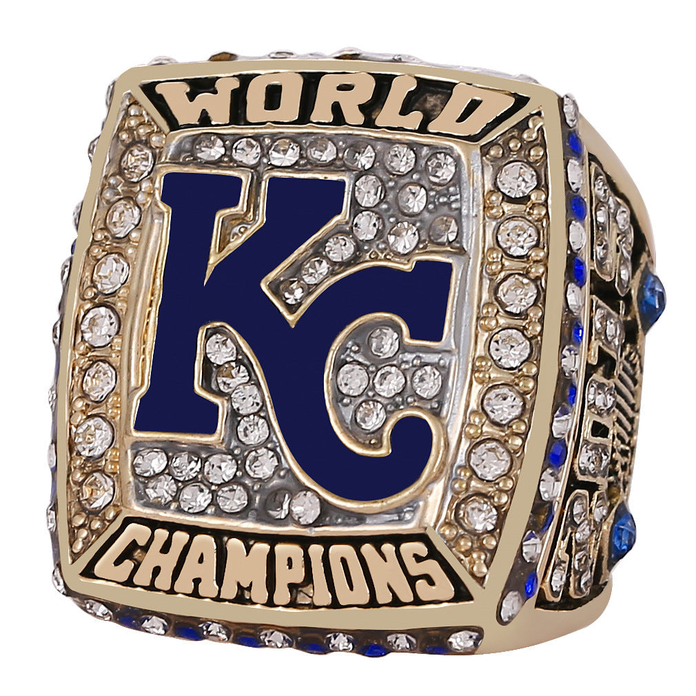 2015 Kansas City Baseball Championship Ring Replica – Fan Collectible Baseball Souvenir Gift