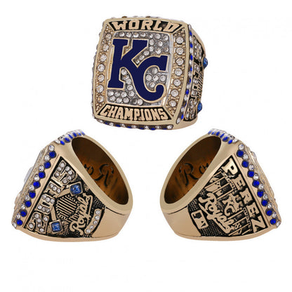 2015 Kansas City Baseball Championship Ring Replica – Fan Collectible Baseball Souvenir Gift