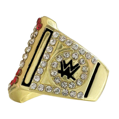 2016 Wrestling Champion Ring W Style – Fan Gift Collectible Ring with Wooden Box