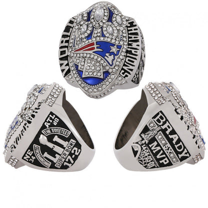 2016 New England Football Championship LI Ring – Limited Edition Collectible Fan Memorabilia