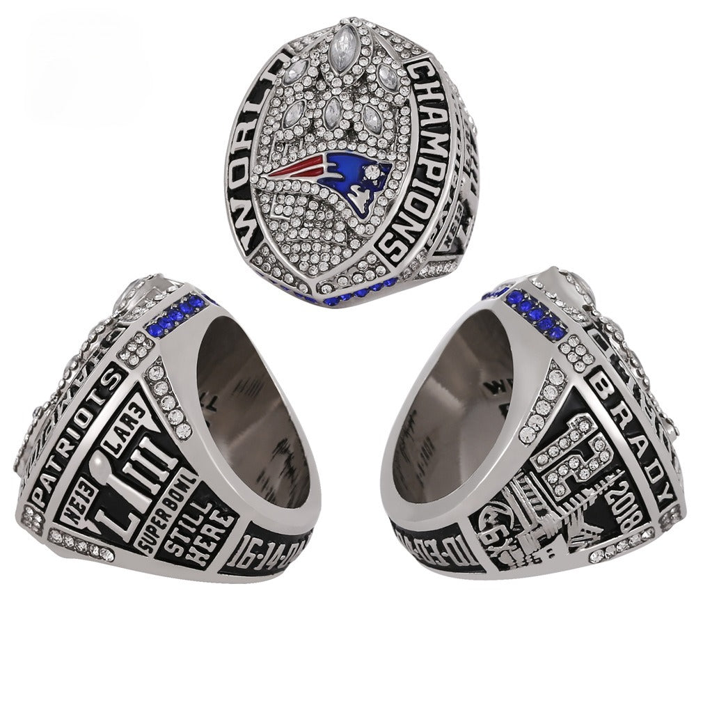 2018 New England Football Championship LIII Ring - Collectible Replica for Fans