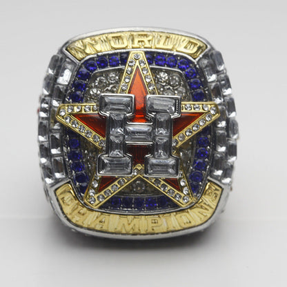 2022 Houston Baseball Championship Ring Replica – Fan Collectible Gift with Wooden Box