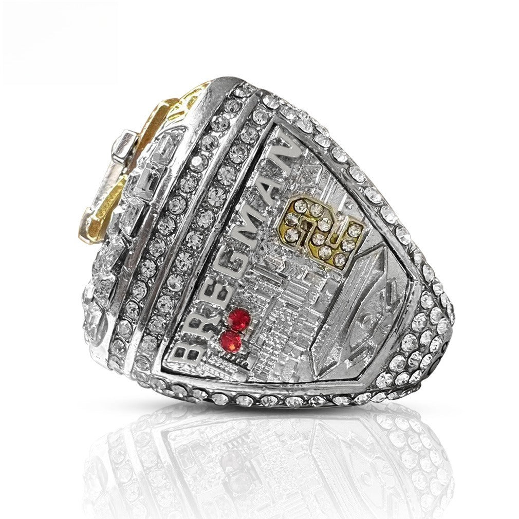 2022 Houston Baseball Championship Ring Replica – Fan Collectible Gift with Wooden Box