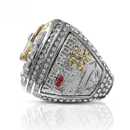 2022 Houston Baseball Championship Ring Replica – Fan Collectible Gift with Wooden Box