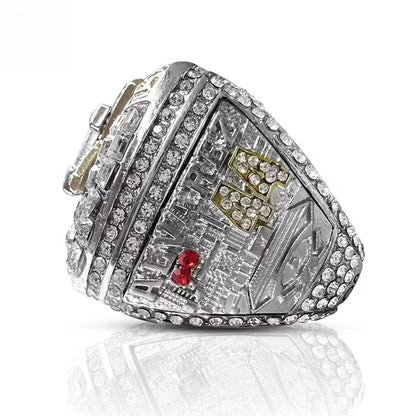 2022 Houston Baseball Championship Ring Replica – Fan Collectible Gift with Wooden Box