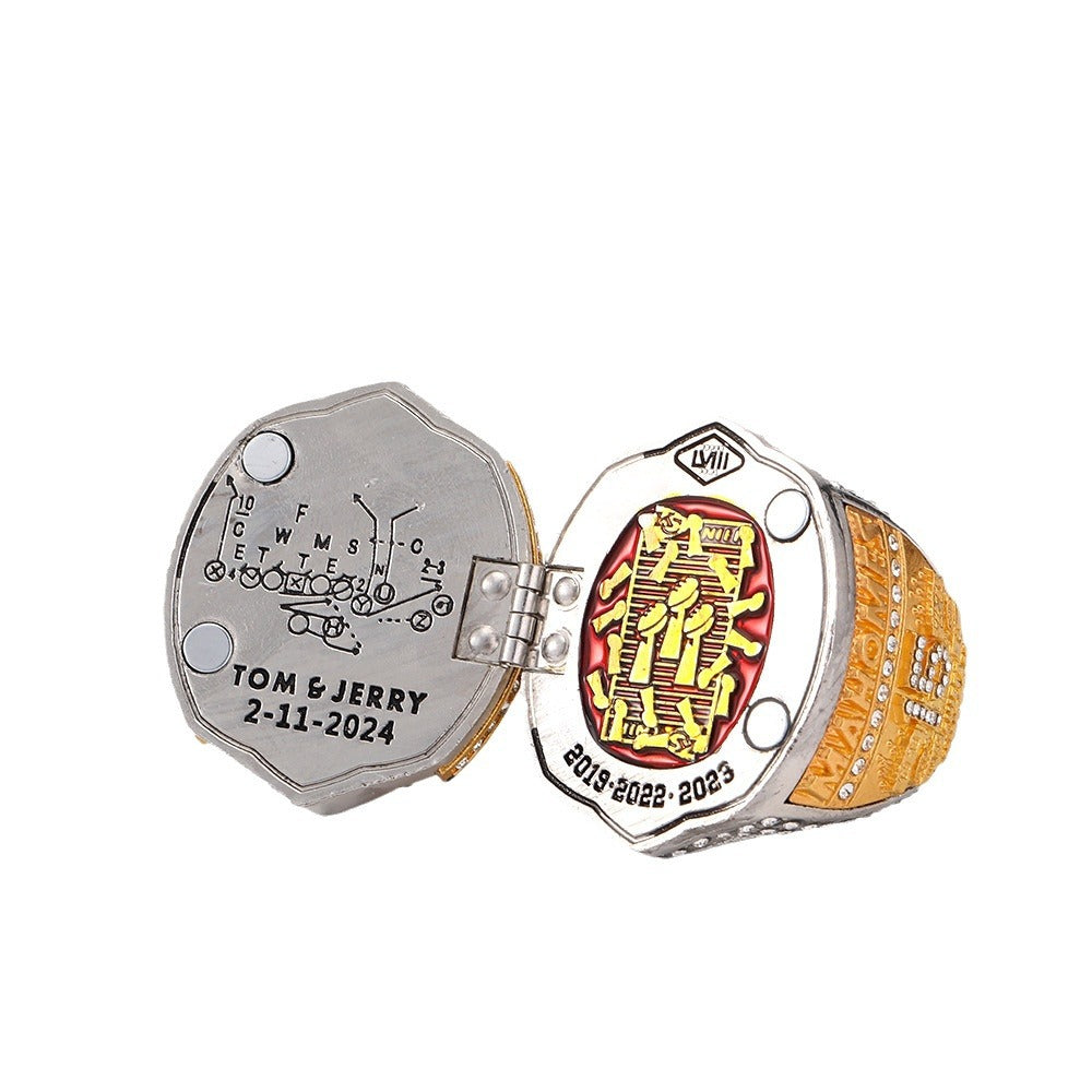 2023 Kansas City Football Championship LVIII Ring – Patrick Mahomes #15 Collector’s Memorabilia