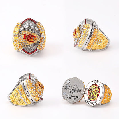 2023 Kansas City Football Championship LVIII Ring – Patrick Mahomes #15 Collector’s Memorabilia