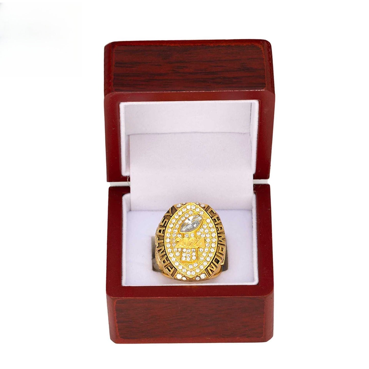 2024 Fantasy Football League Championship Ring – Champion Memorial Gift for Fans
