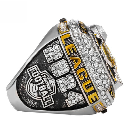 2024 Fantasy Football League Championship Ring – Fan Commemorative Collectible Gift