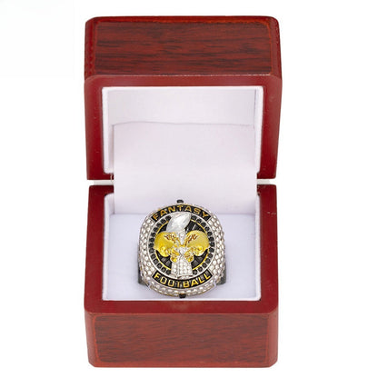 2024 Fantasy Football League Championship Ring – Fan Commemorative Collectible Gift