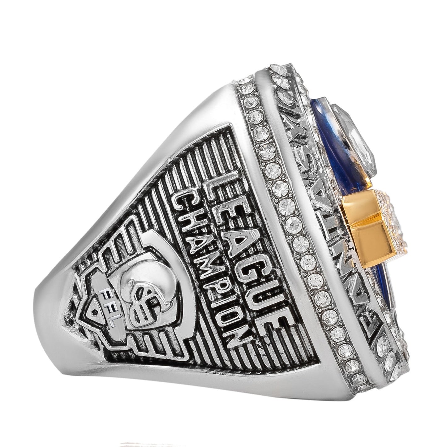 2025 Fantasy Football Championship Ring –  Commemorative Gift for Football Fans