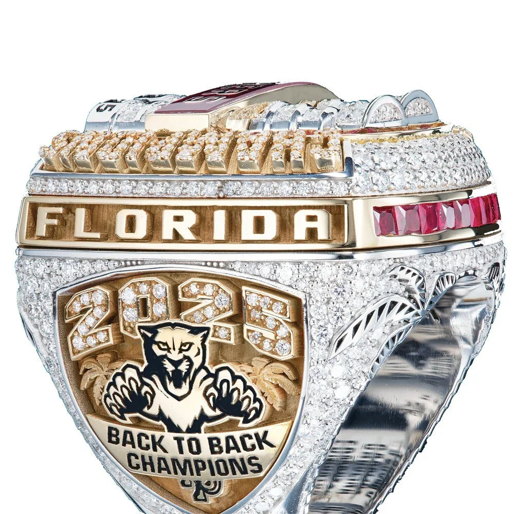 2025 Florida Hockey Championship Ring Replica – Fan Collectible Hockey Ring Gift