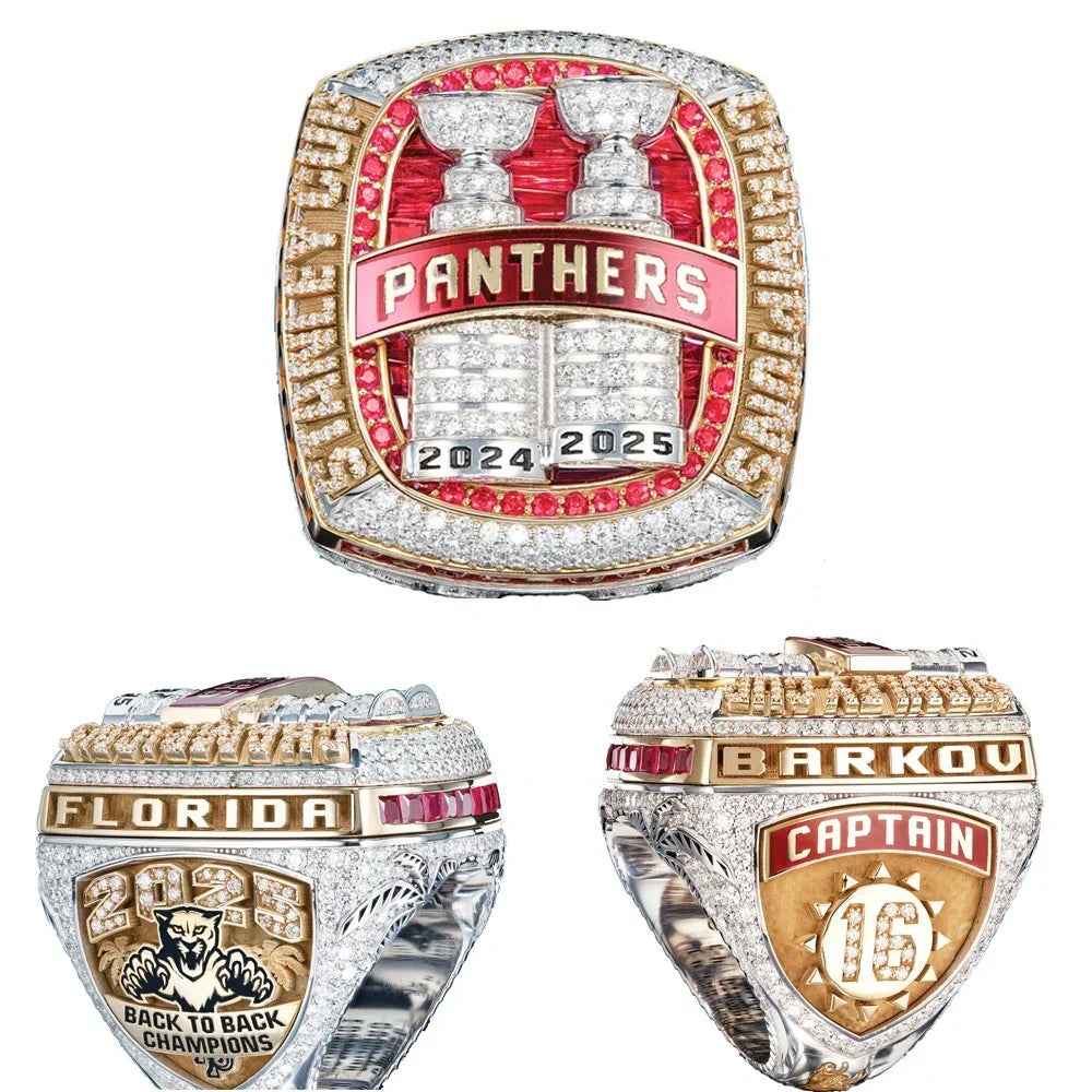 2025 Florida Hockey Championship Ring Replica – Fan Collectible Hockey Ring Gift
