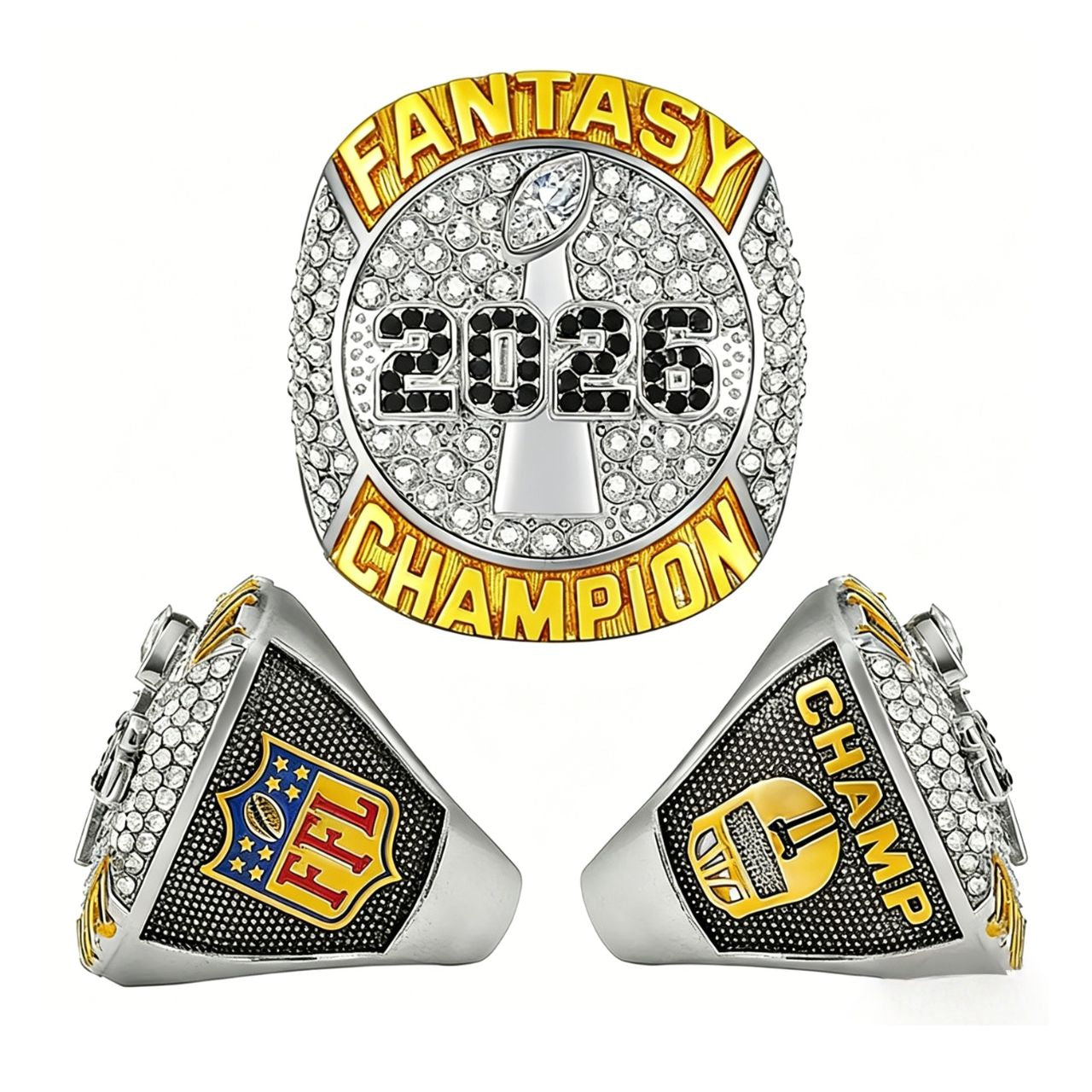 2026 FFL Championship Ring – Collector’s Edition Sports Victory Gift for Fans