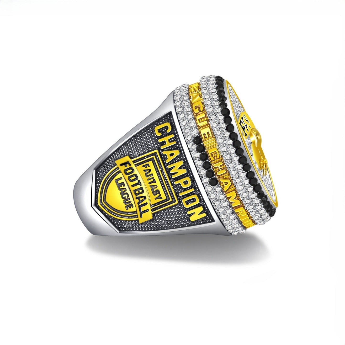 2026 Fantasy Football Championship Ring Replica – Helmet Design Collectible for Fans