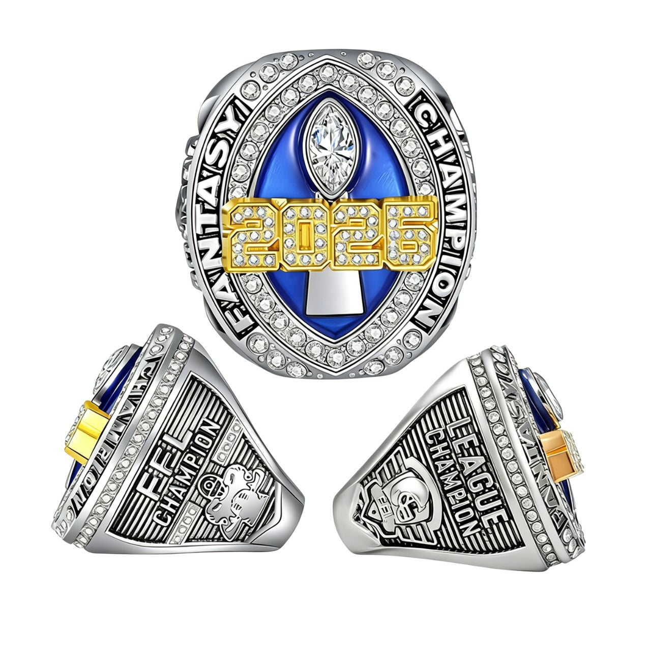 2026 FFL Championship Ring- Fan Collectible with Wooden Gift Box
