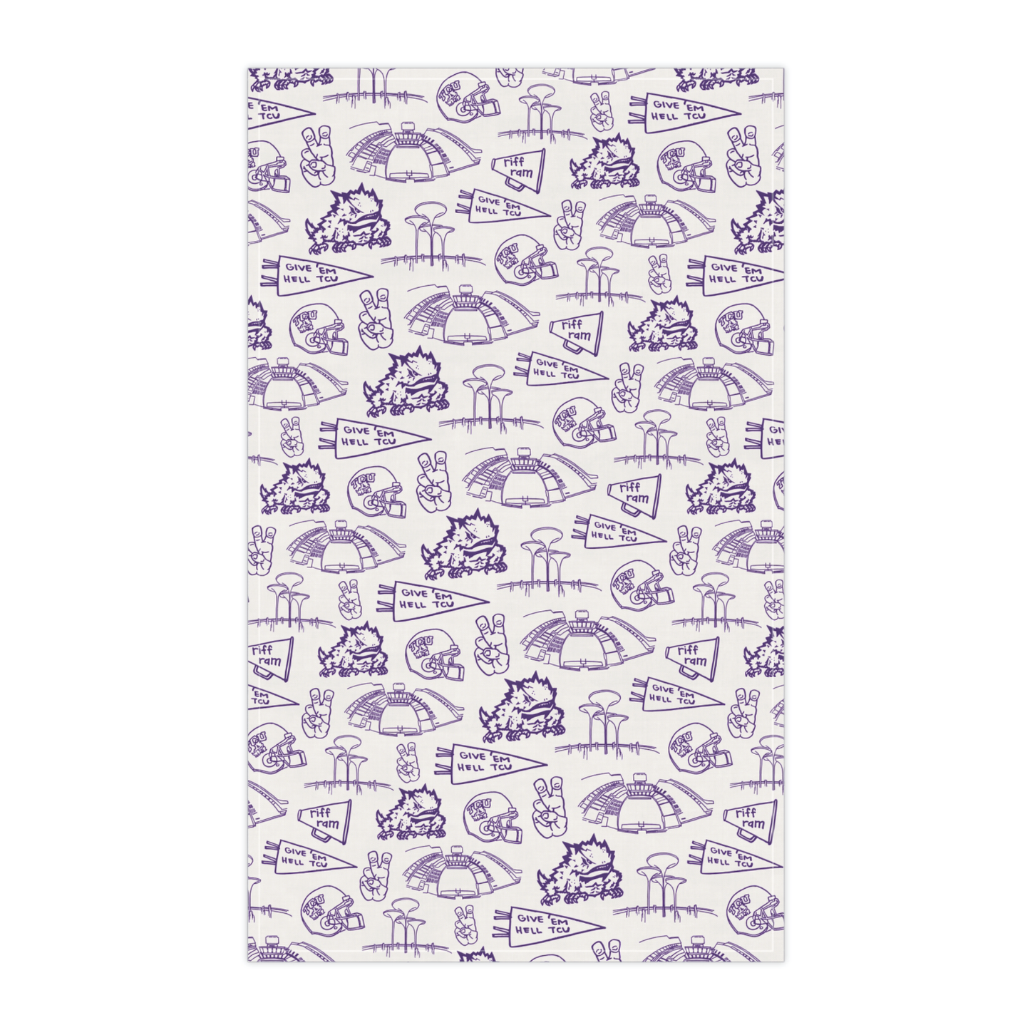 TCU Cotton Kitchen Towel