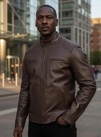 Michael Jordan Leather Jacket
